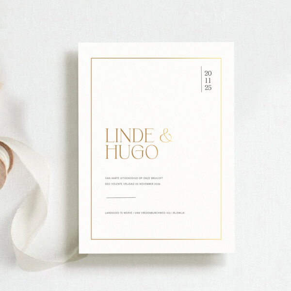 La Riche - trouwkaart