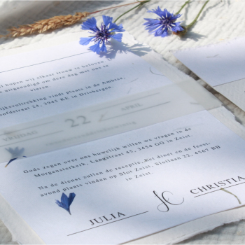 Wedding stationery 'Floral paper'